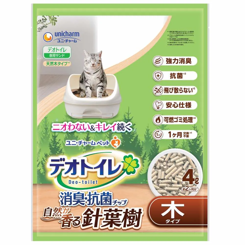10% OFF: Unicharm Deo-Toilet Wood Pellet Refill 4L