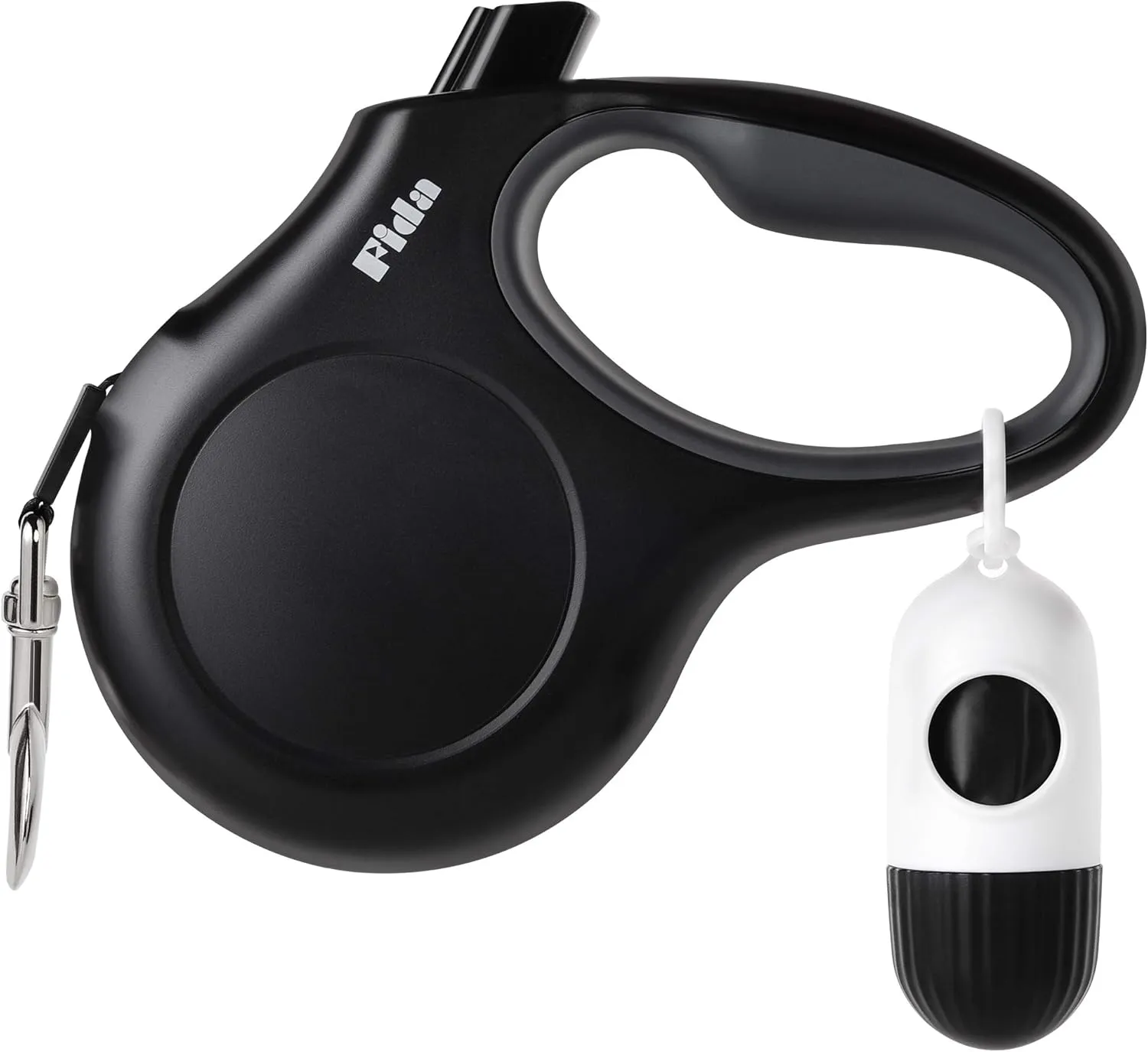 16ft Retractable Dog Leash with Bag Dispenser - Available in Red, Blue, White, and Black