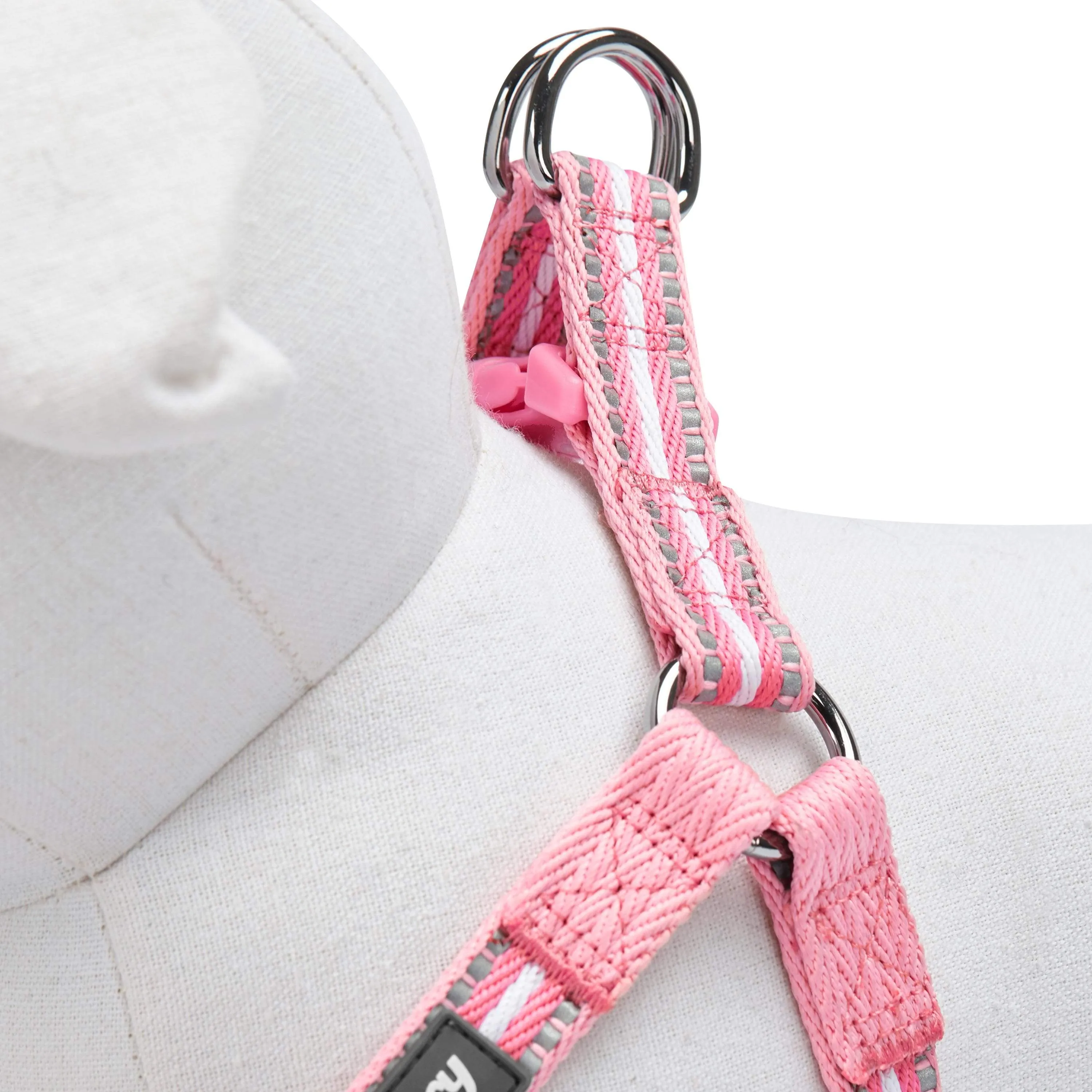 3M Reflective Step-in Dog Harness in Multi-colored Stripes
