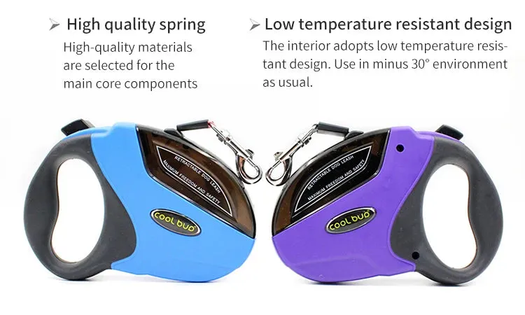 5M Dog Leash Automatic Retractable Walking Running Leads Durable Leash Cat Leashes Extending Dogs for Large Medium Dogs Puppy