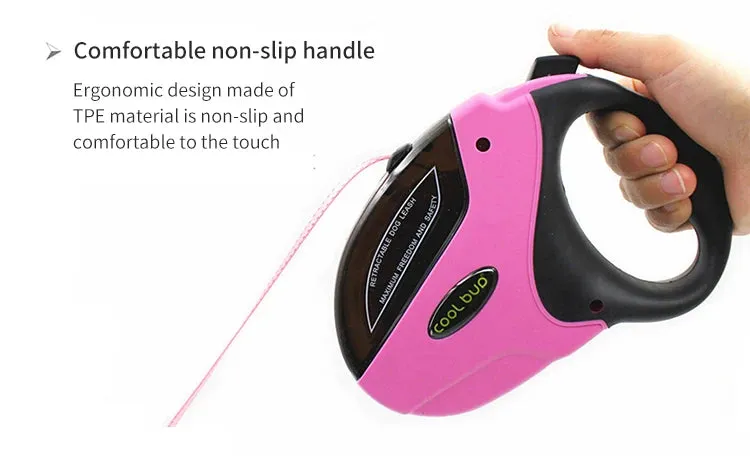 5M Dog Leash Automatic Retractable Walking Running Leads Durable Leash Cat Leashes Extending Dogs for Large Medium Dogs Puppy