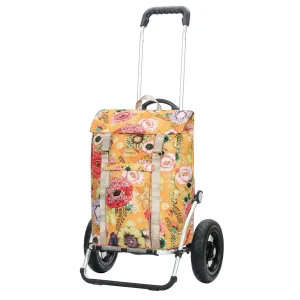 Andersen-Shopper | Bike Trailer | Shopping Trolley | Royal Frame | Basil Bloom Bag