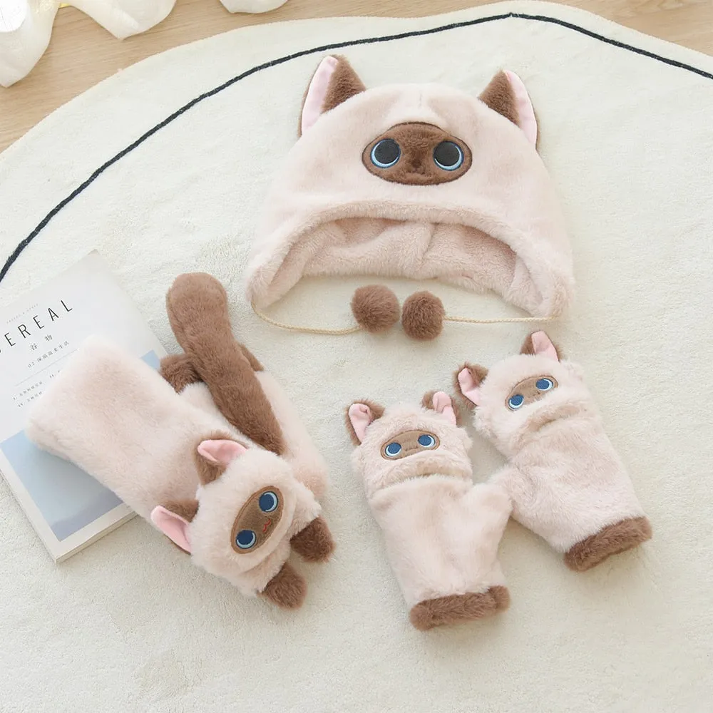 Animal Winterwear - Headcaps, Scarves, Gloves (10 VARIANTS)