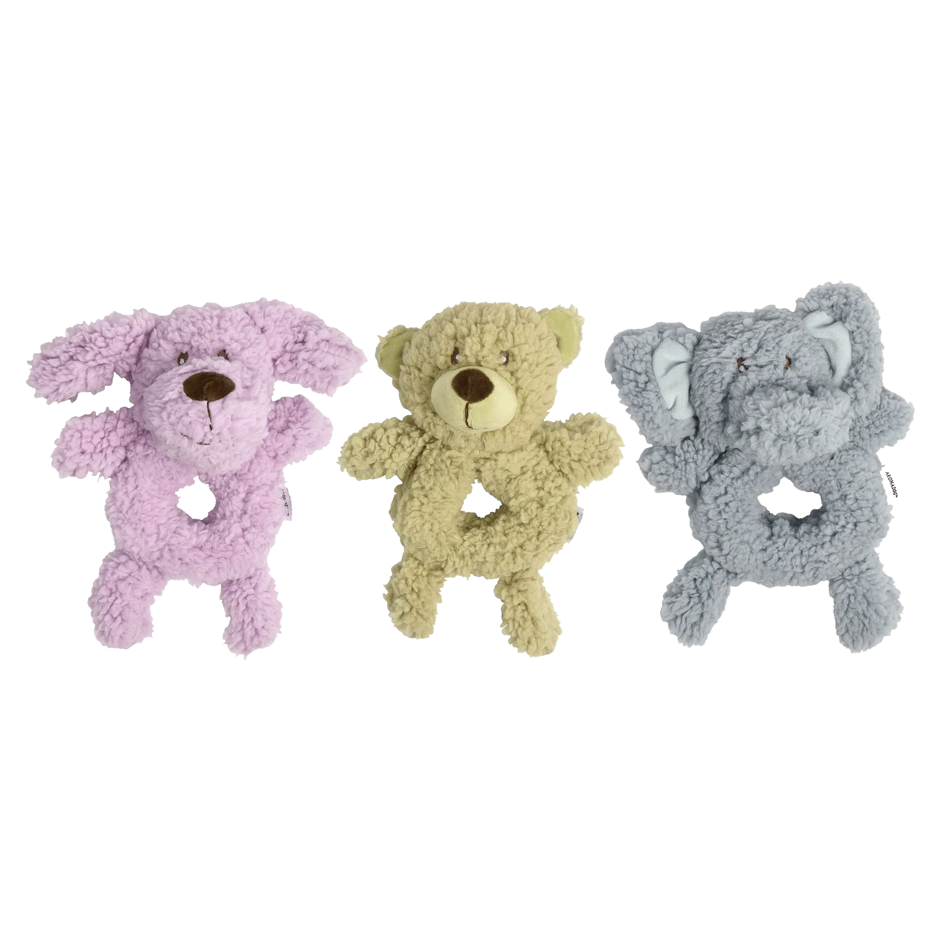 aroma dog calming ring toys - lavender blend 9.5"