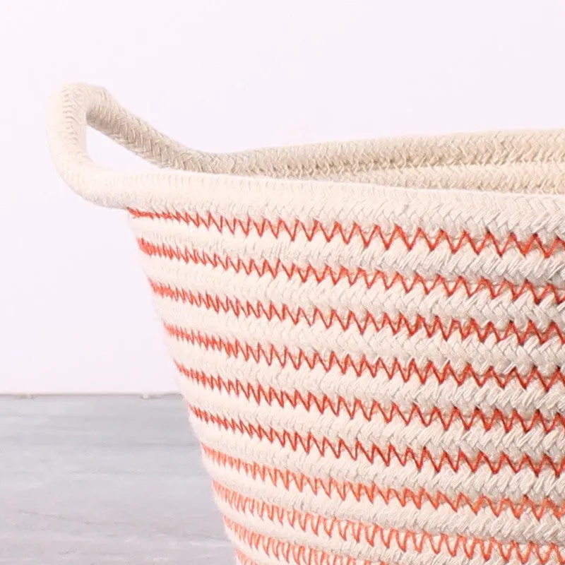 Basket Embroidered Yarn Orange