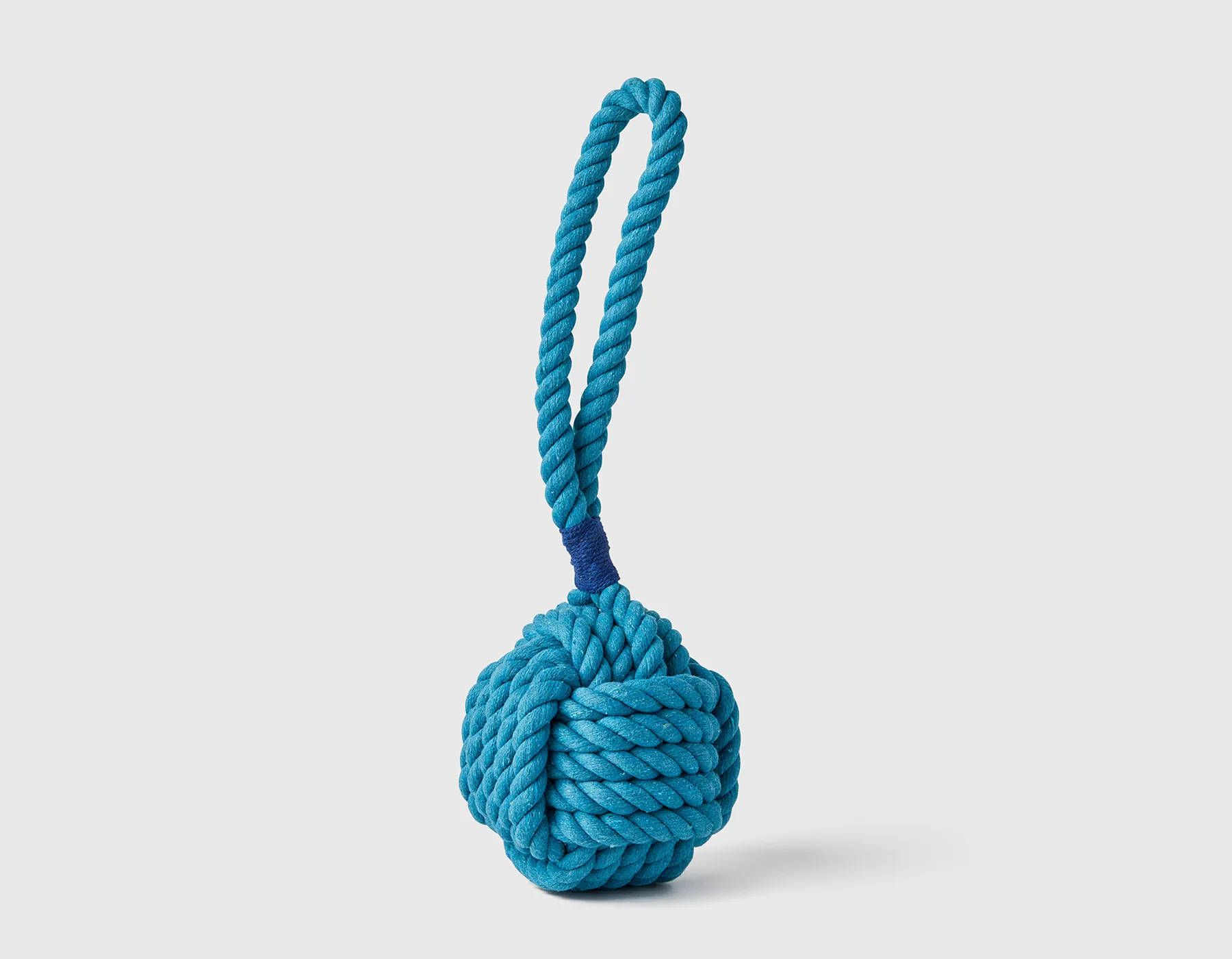 Blue Celtic Knot Tie Rope Dog Toy