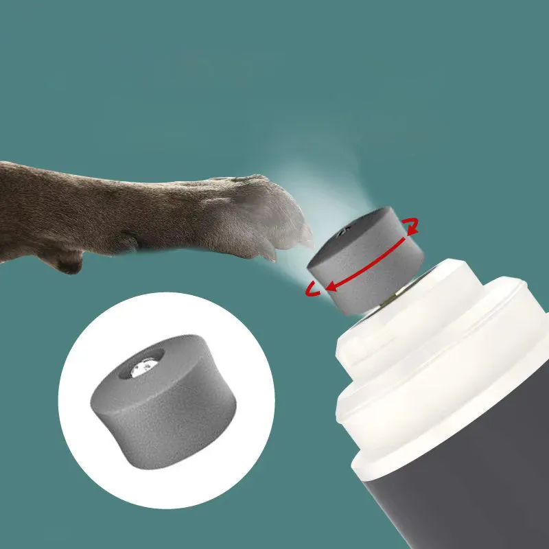 Canine Nail Grinder with LED Light - 3-Speed Quiet Motor