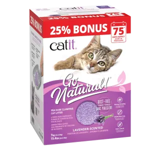 Catit Go Natural! Pea Husk Lavender-Scented Clumping Cat Litter