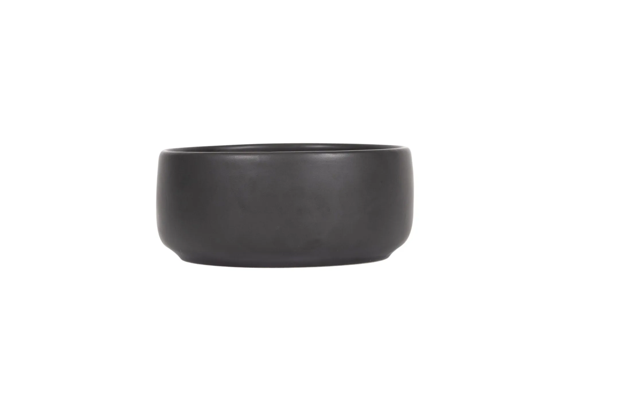 Ceramic Handmade Dog Bowl - Black 1800ml