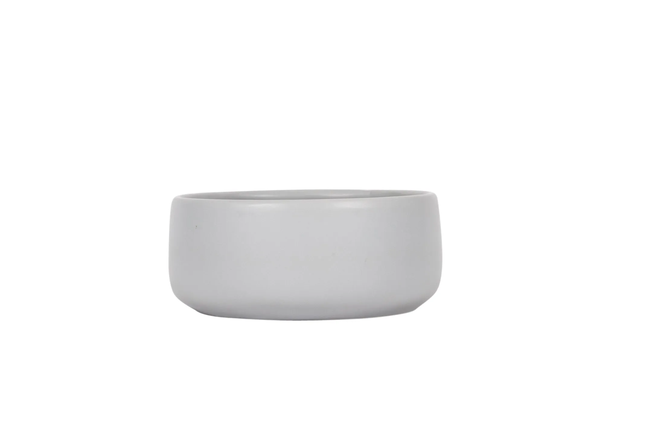 Ceramic Handmade Dog Bowl - Cool Grey 800ml