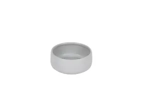 Ceramic Handmade Dog Bowl - Cool Grey 800ml
