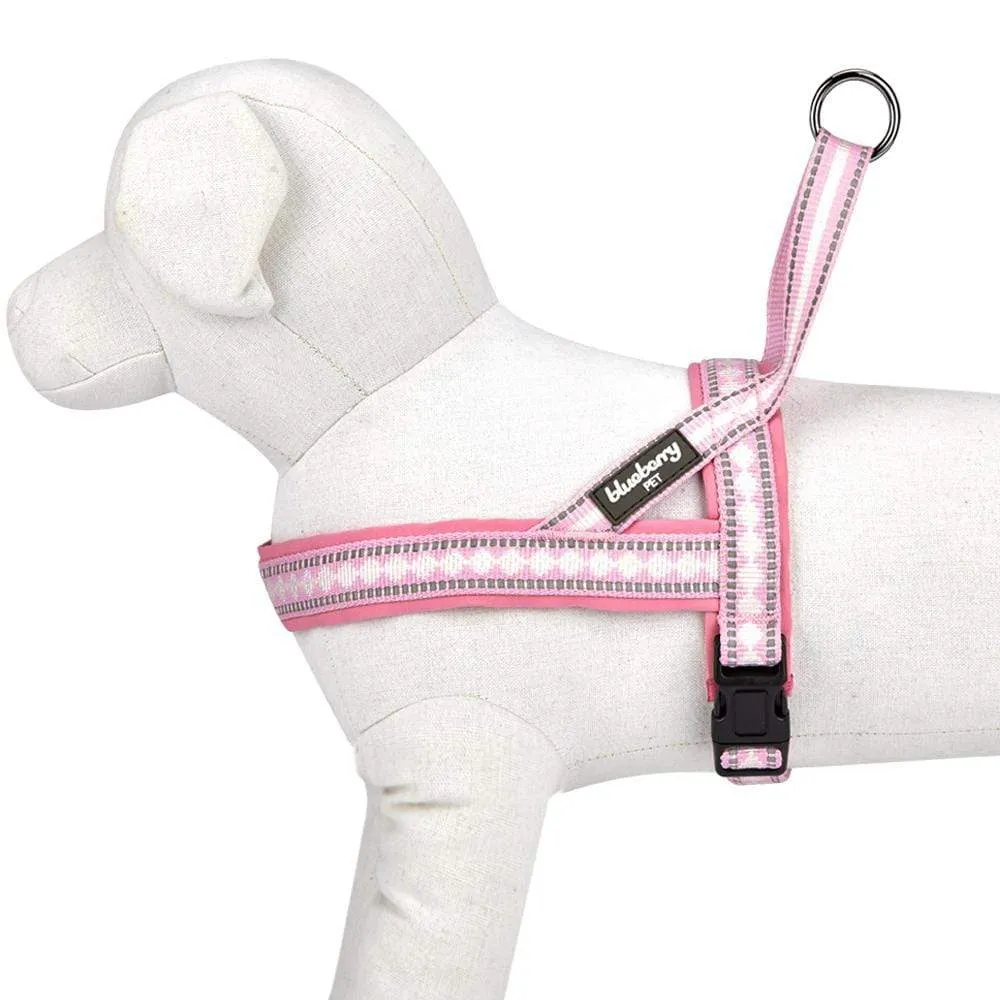 Easy On/Off | Soft 3M Reflective Jacquard Dog Harness with Handle