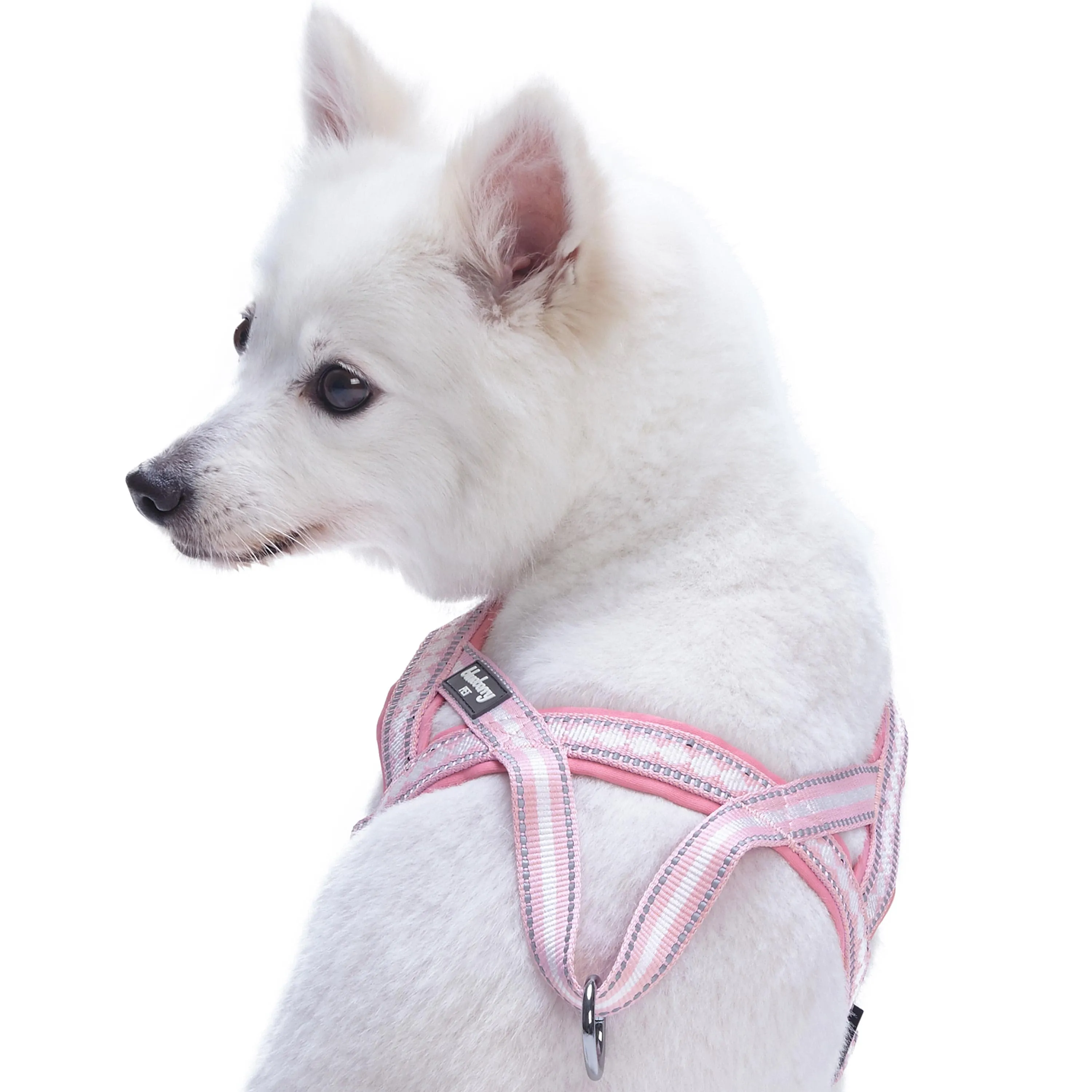 Easy On/Off | Soft 3M Reflective Jacquard Dog Harness with Handle