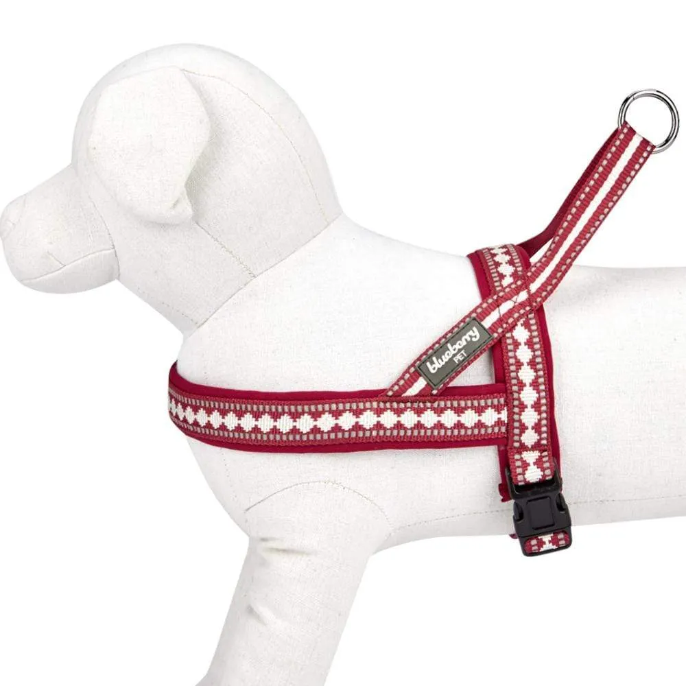 Easy On/Off | Soft 3M Reflective Jacquard Dog Harness with Handle