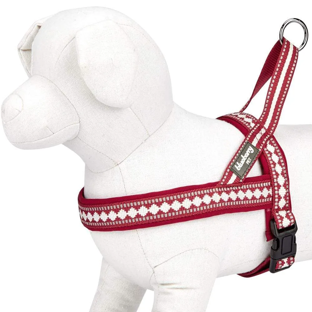 Easy On/Off | Soft 3M Reflective Jacquard Dog Harness with Handle