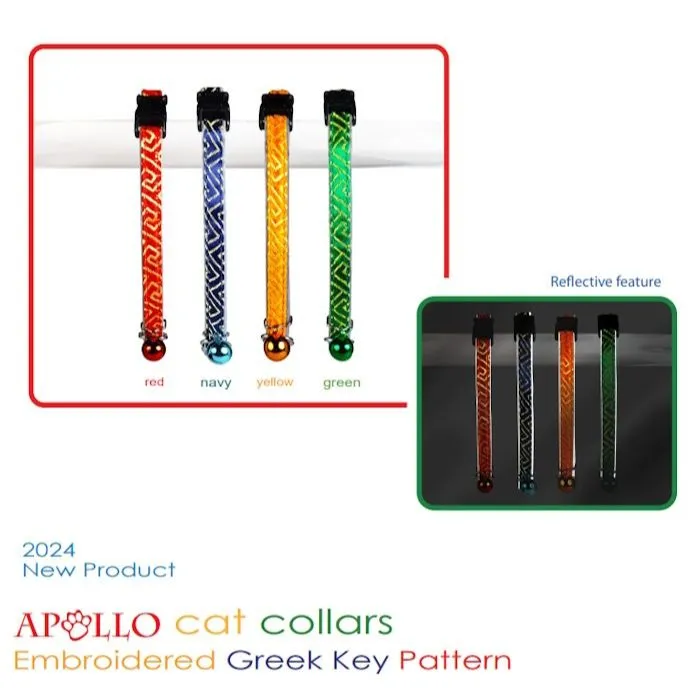 Goli Apollo Reflective Cat Collar Green