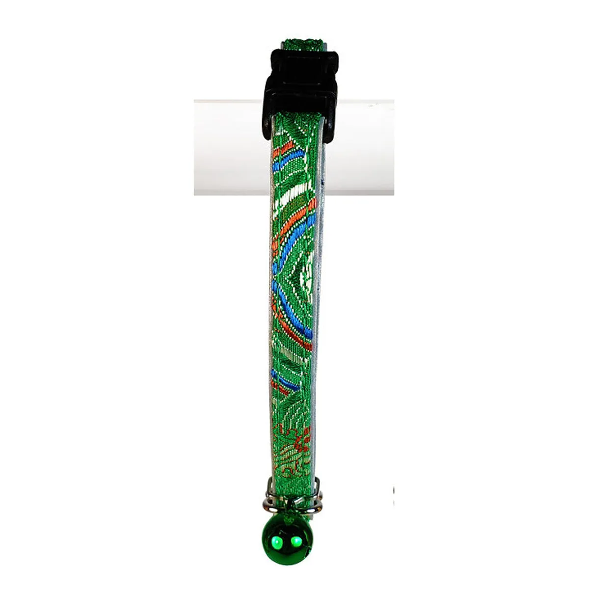 Goli Design Polyester Jeweli Green Reflective Cat Collar 7.25"