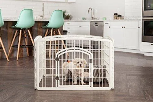 IRIS 4-Panel Pet Playpen with Door