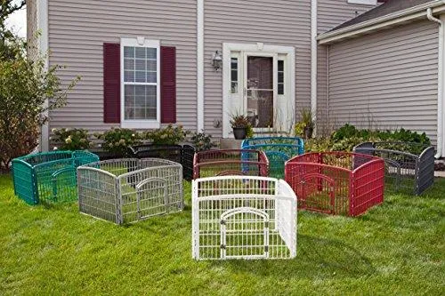 IRIS 4-Panel Pet Playpen with Door