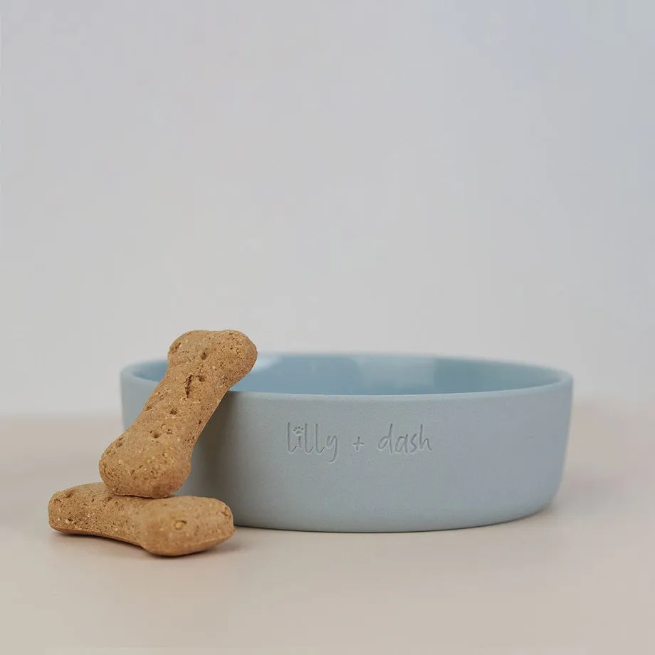 Lily and Dash Dog Bowl Sky