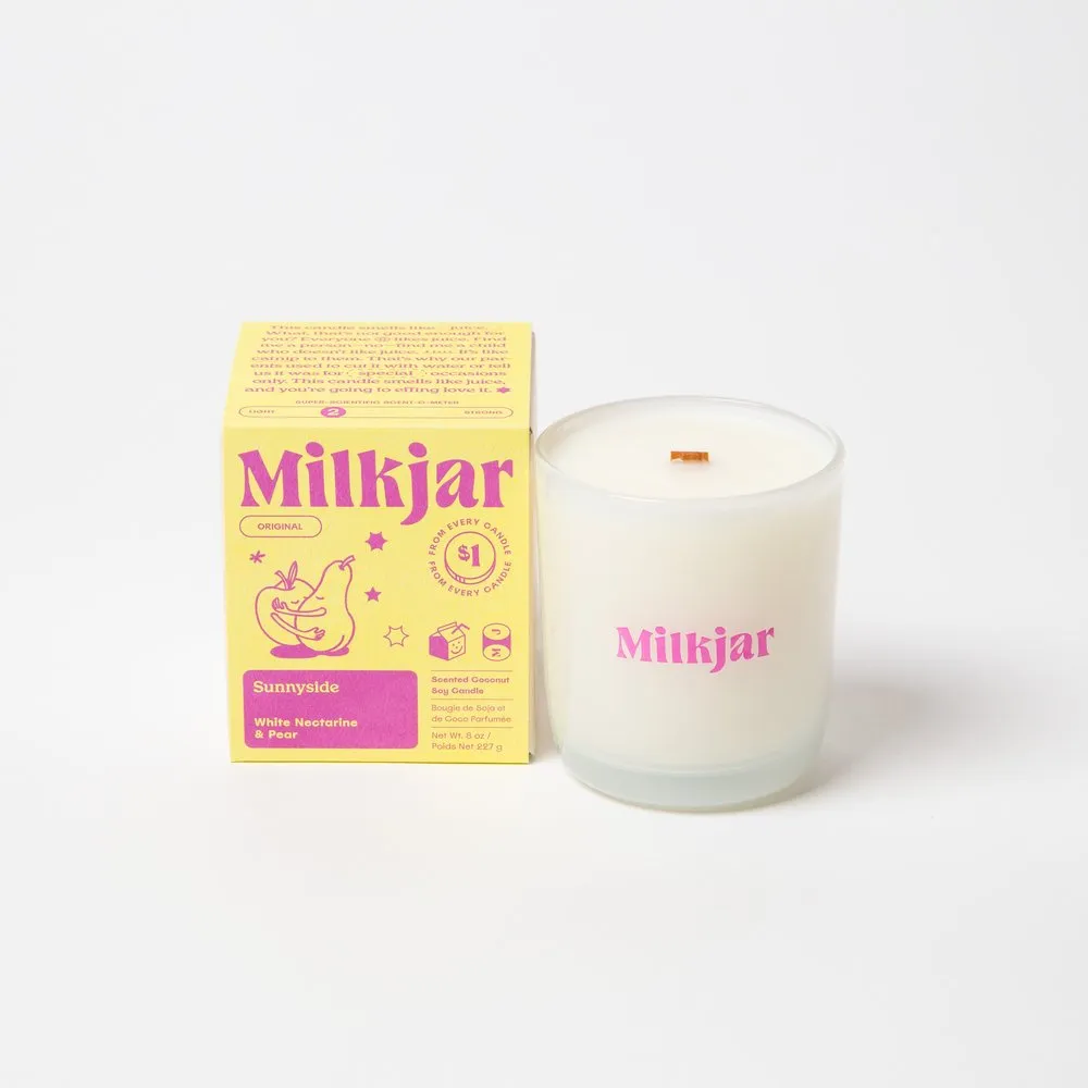Milk Jar 8oz Candle