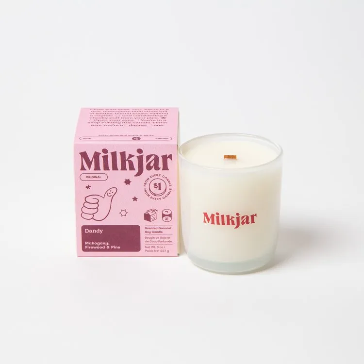 Milk Jar 8oz Candle