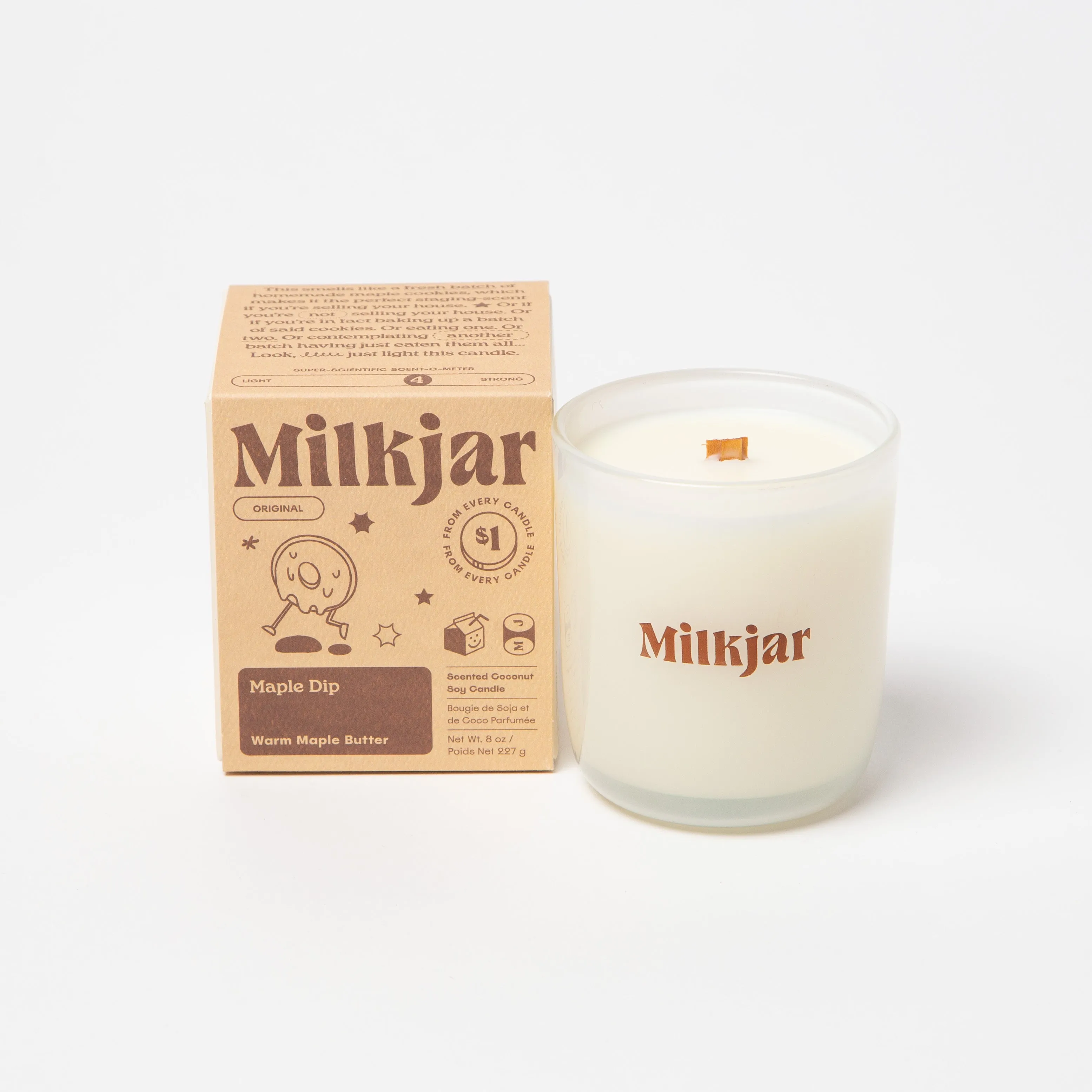 Milk Jar 8oz Candle