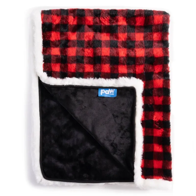 Paw Brands, PupProtector™ Waterproof Throw Blanket, Buffalo Red Plaid