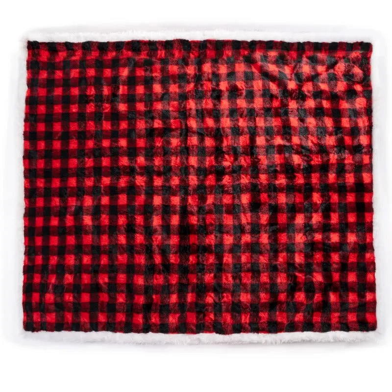 Paw Brands, PupProtector™ Waterproof Throw Blanket, Buffalo Red Plaid