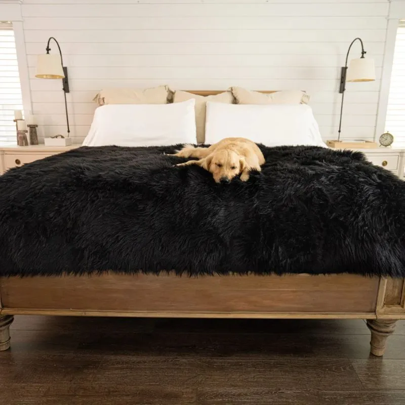 Paw Brands, PupProtector™ Waterproof Throw Blanket, Midnight Black