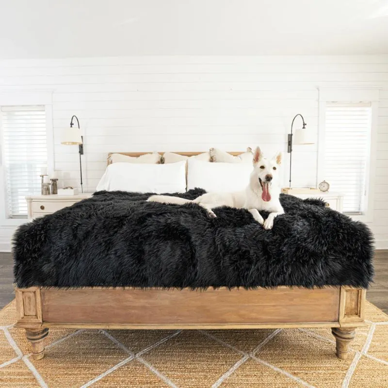 Paw Brands, PupProtector™ Waterproof Throw Blanket, Midnight Black