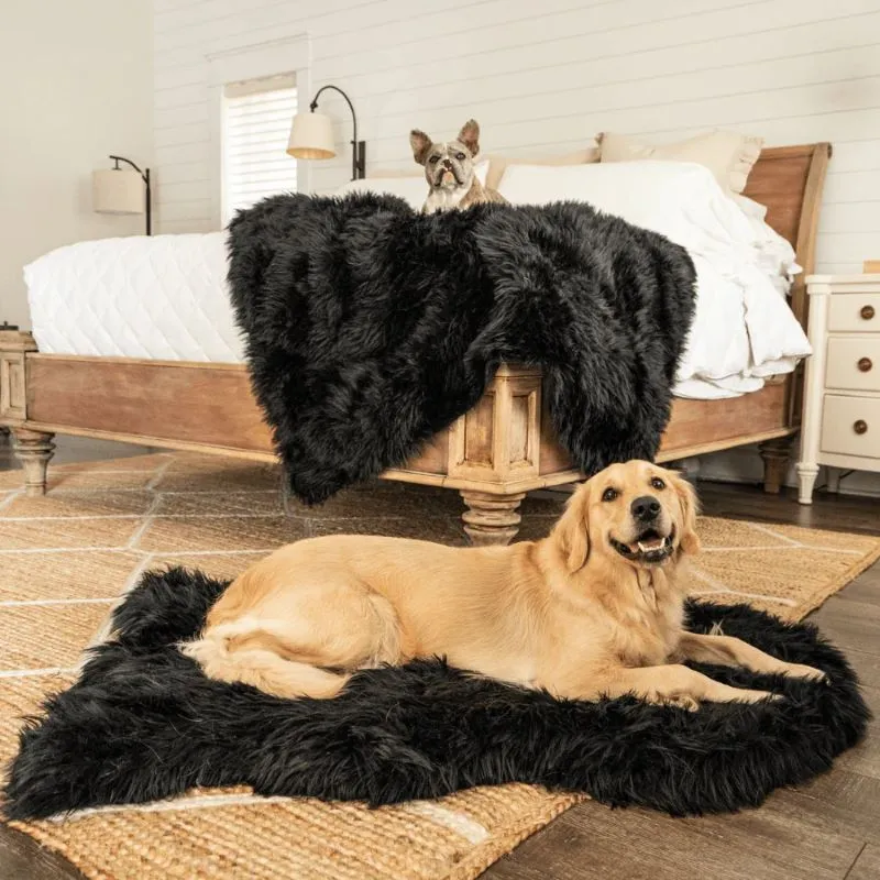 Paw Brands, PupProtector™ Waterproof Throw Blanket, Midnight Black