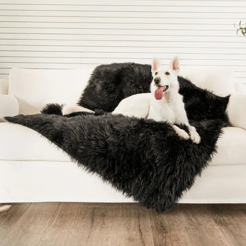 Paw Brands, PupProtector™ Waterproof Throw Blanket, Midnight Black