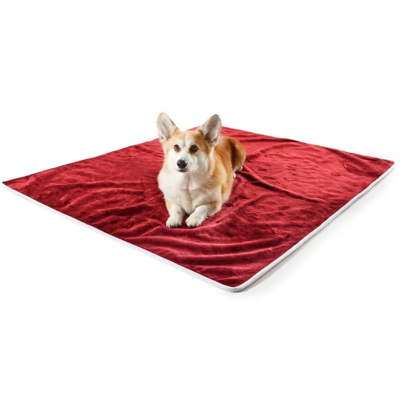 Paw Brands, PupProtector™ Waterproof Throw Blanket, Red Velvet