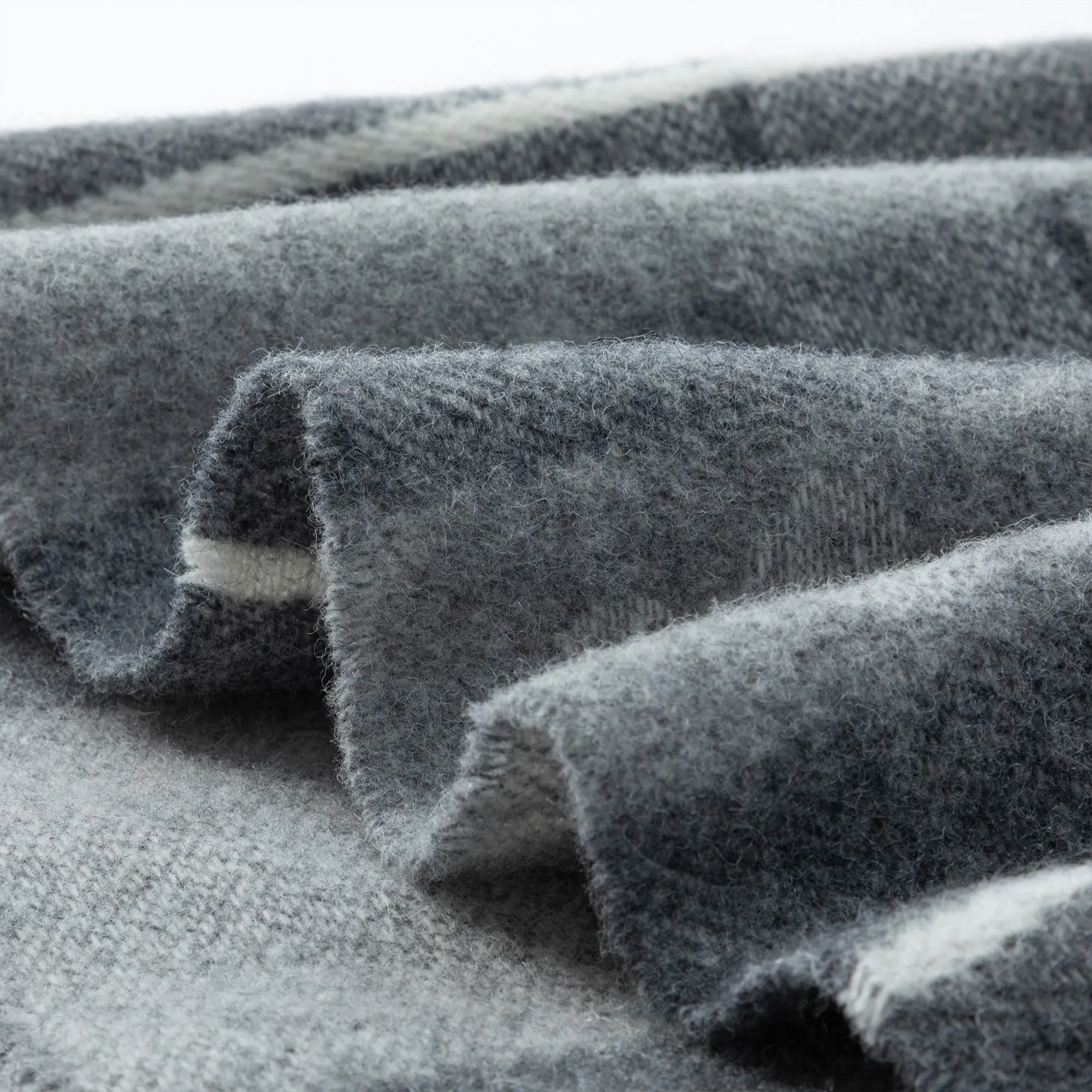 Paw Plaid Merino Wool & Cashmere Scarf
