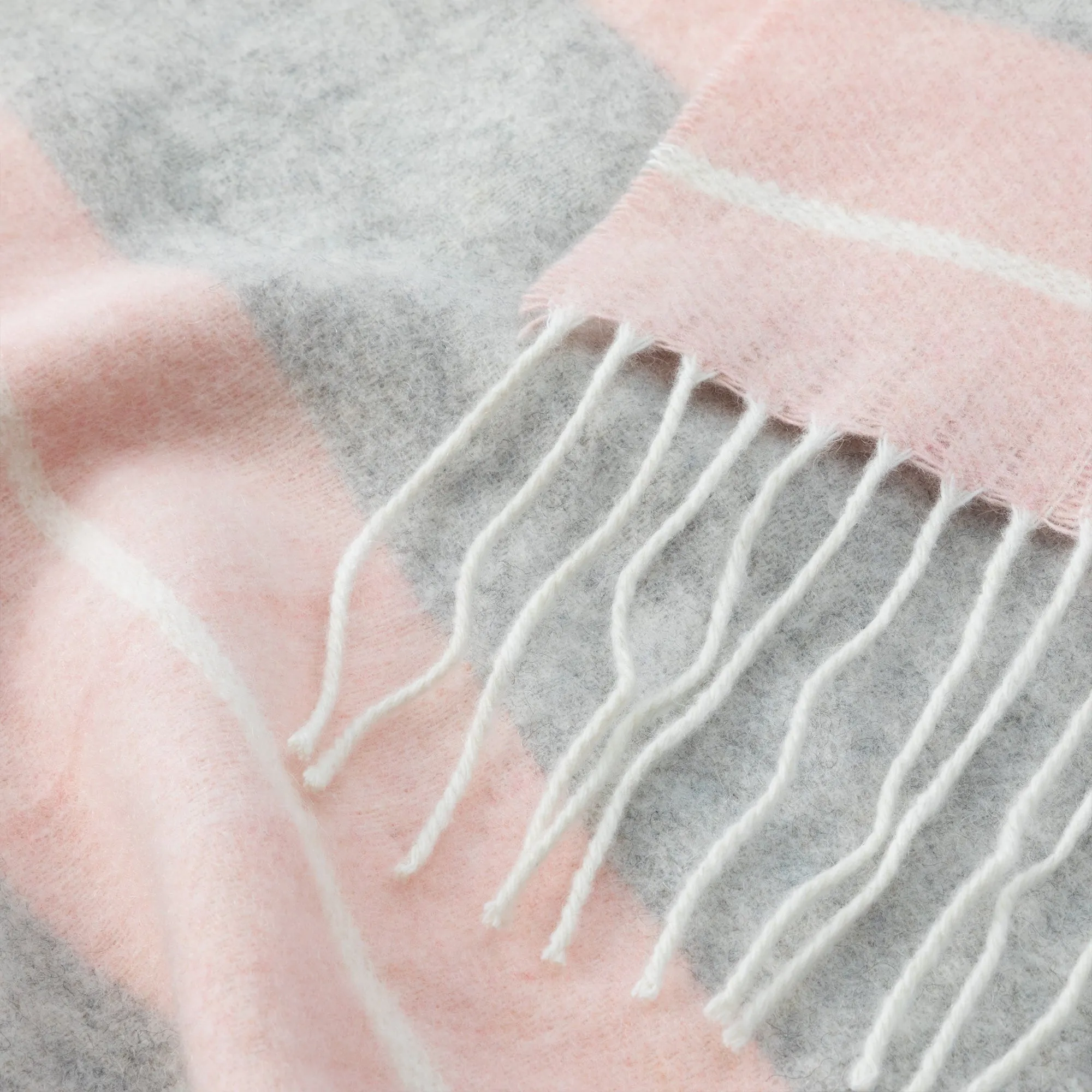 Paw Plaid Merino Wool & Cashmere Scarf