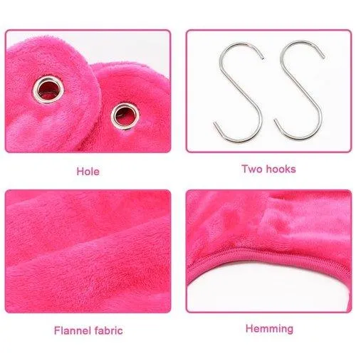 Pet Soft Flannel Grooming Hammock Restraint Bag