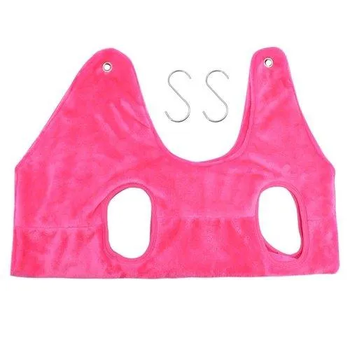 Pet Soft Flannel Grooming Hammock Restraint Bag