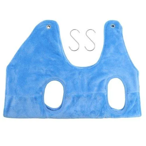 Pet Soft Flannel Grooming Hammock Restraint Bag
