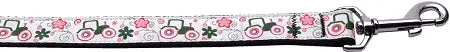 Pink Tractors Nylon Dog Leash 5-8 Inch Wide 6ft Long
