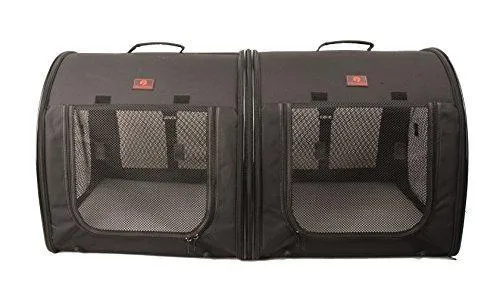 Portable 2-in-1 Double Pet Kennel