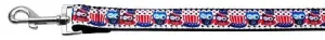 Proud Owls Nylon Ribbon Dog Collars 1 wide 4ft Leash