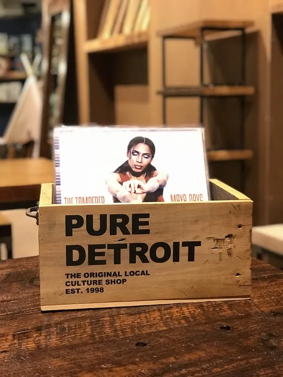 Pure Detroit Salvaged Wood Record Crate