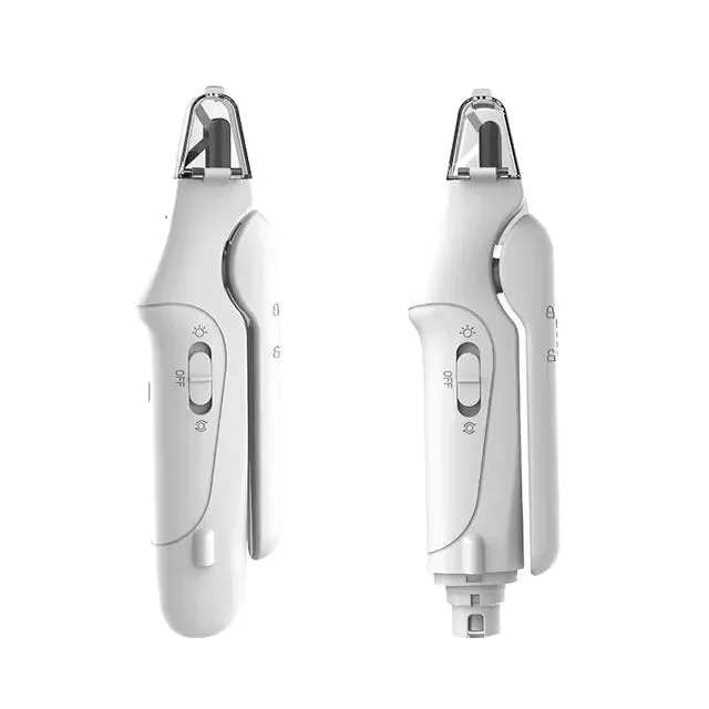 Rechargeable 2-in-1 Pet Nail Grinder and Clipper with LED Light