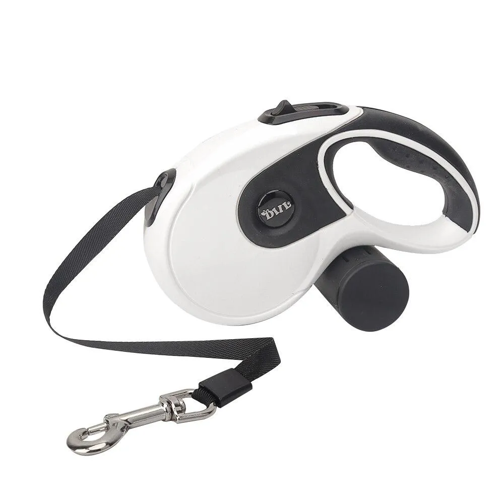 Retractable Dog Leash with Bag Holder -  5 Meter