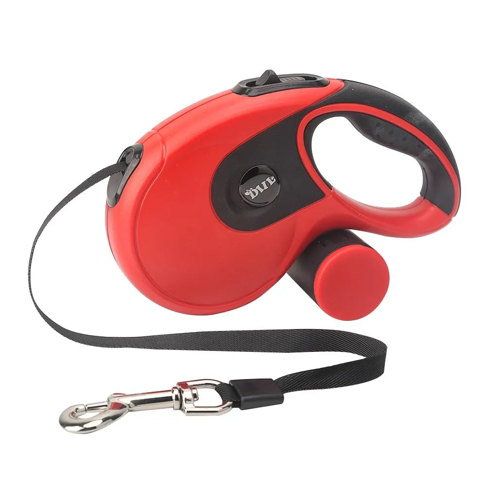 Retractable Dog Leash with Bag Holder -  5 Meter