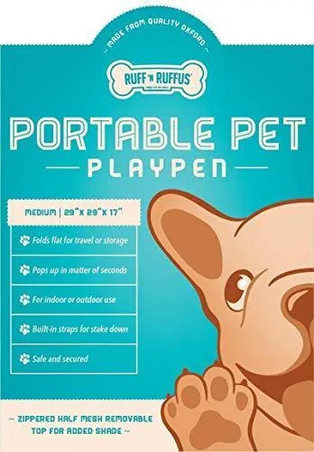 Ruff 'n Ruffus Portable Foldable Pet Playpen