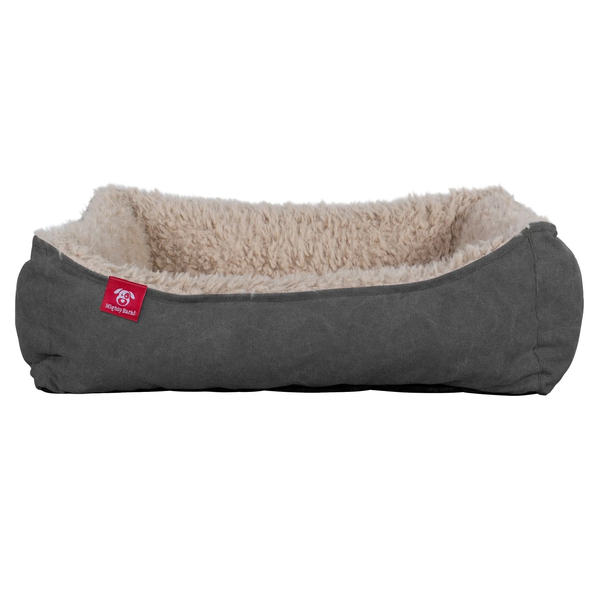 The Nest - Orthopedic Memory Foam Dog Bed - Alpaca Denim Pewter