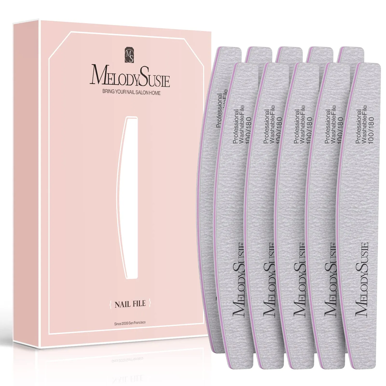 Washable Halfmoon Nail Files 100/180