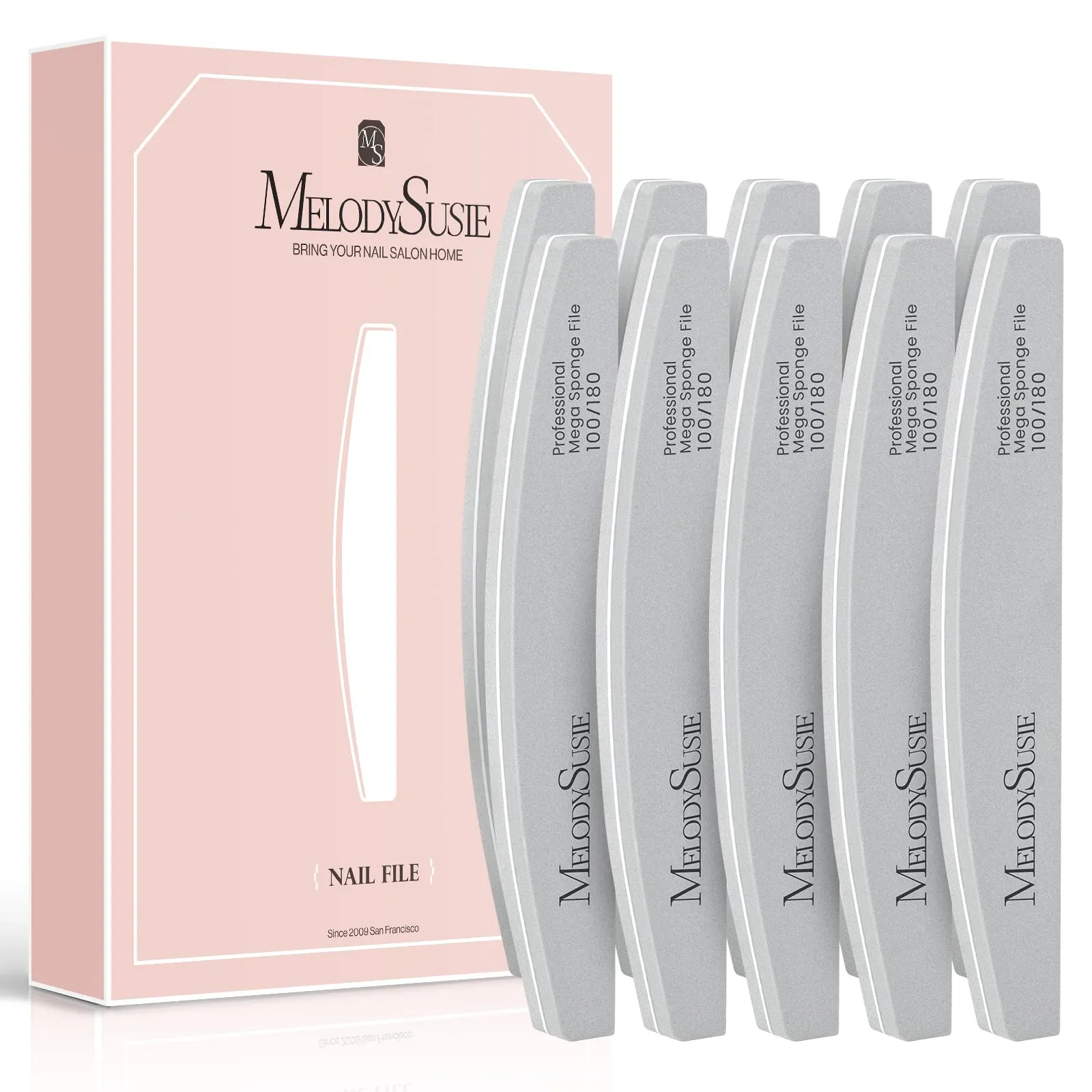 Washable Halfmoon Nail Files 100/180
